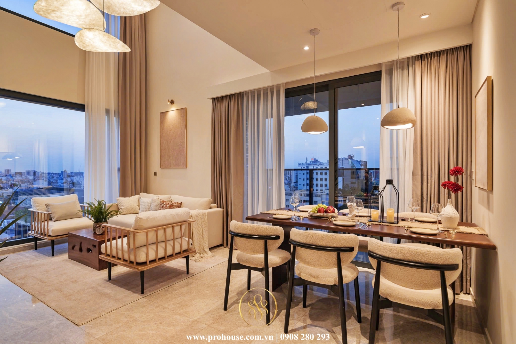 A super nice 4-bedroom apartment for rent in The Marq with luxury furniture and nice layout