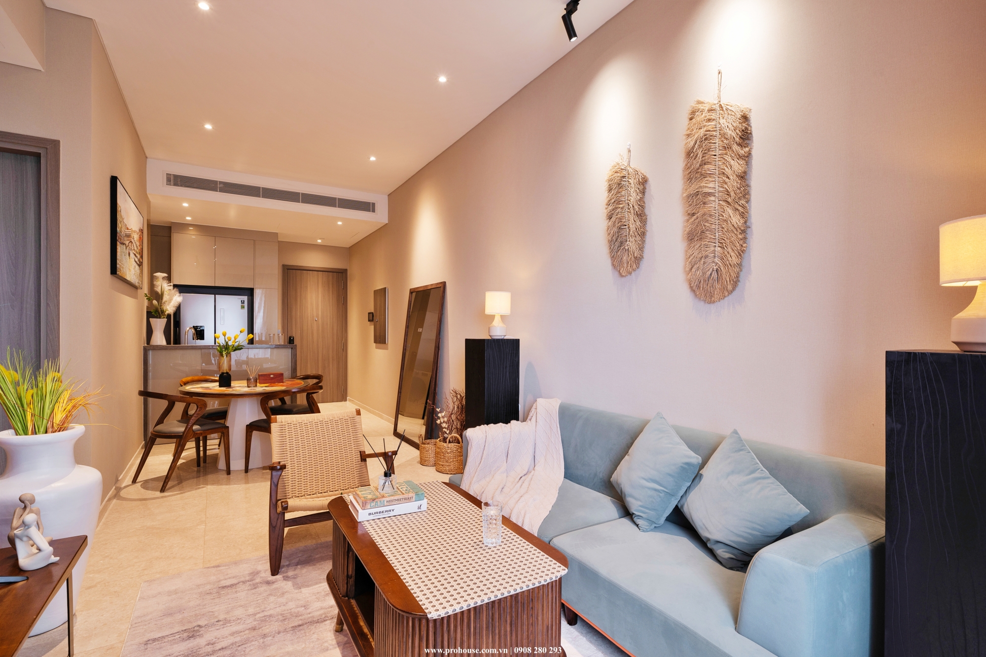 2-bedroom apartment for rent in The Marq - CBD of Ho Chi Minh City - beautiful design