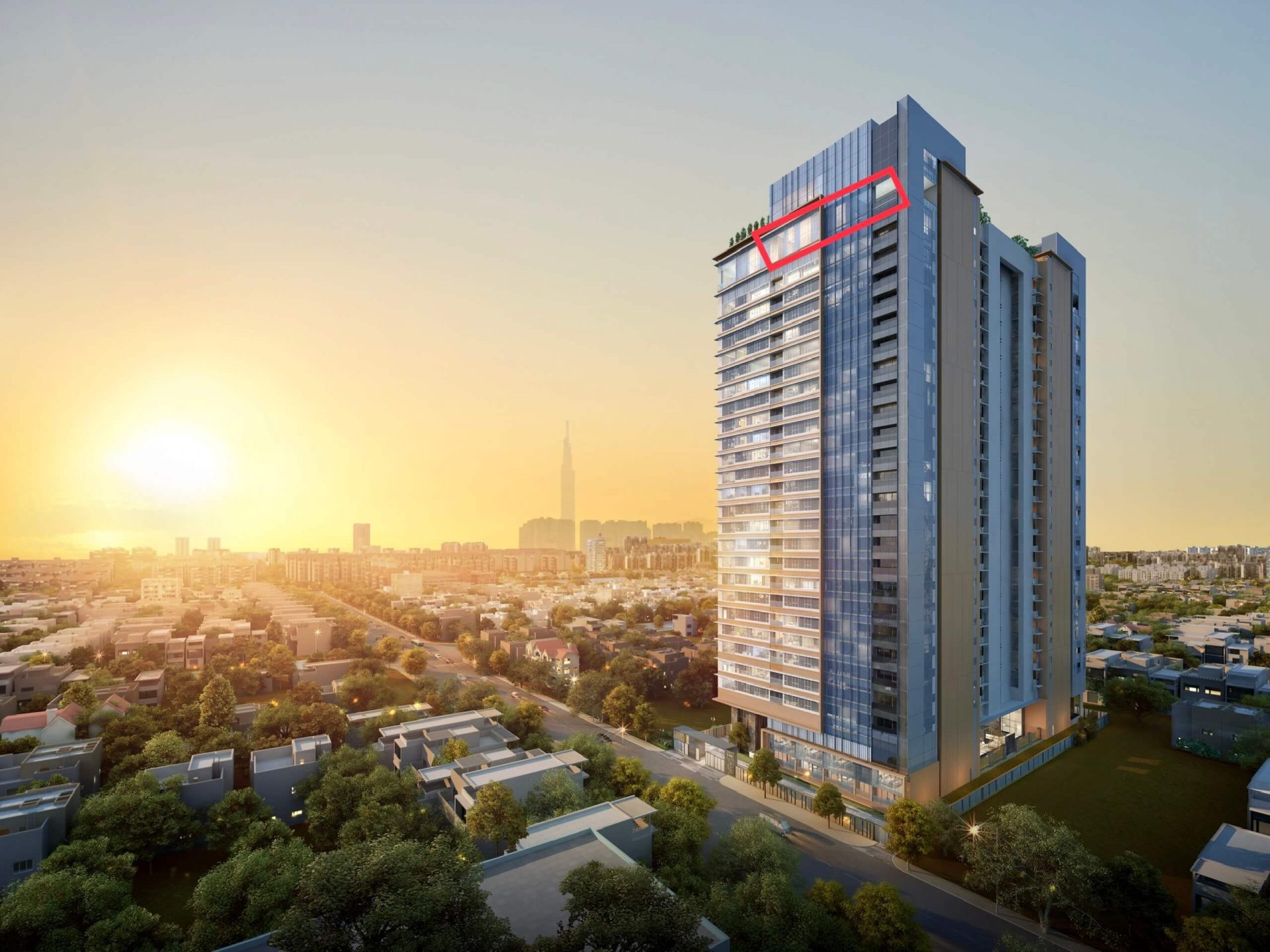 Beautiful penthouse for sale in CBD of Ho Chi Minh City - The Marq District 1